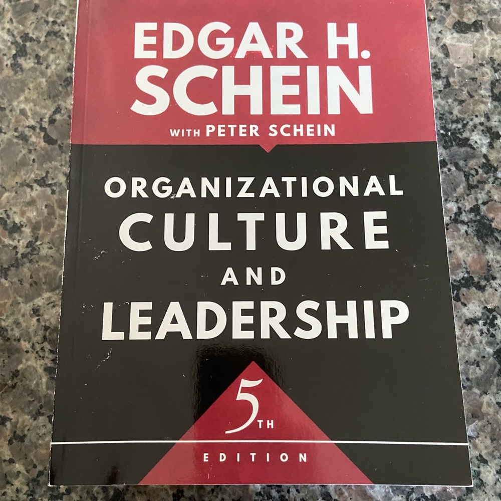Like New Organizational Culture & Leadership Book